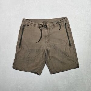 Roark Layover Shorts 2.0 Men's Size 32 Pockets Back Ventilation Brown Hiking